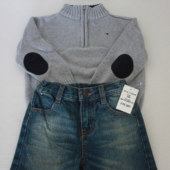 Tommy Hilfiger Other - New Tommy Hilfiger 2 piece Sweat & Jeans Set (24m)